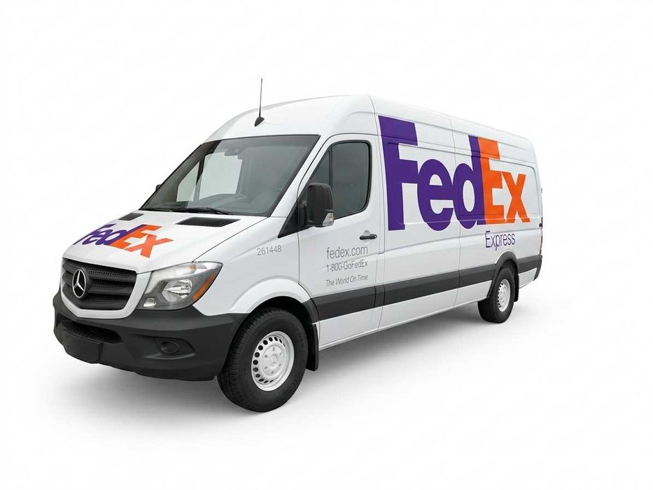 Oklejanie samochodów firmowych / produkcja naklejek / Inpost Orlen DPD DHL FedEx