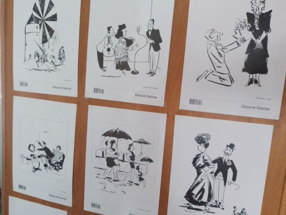 31 desenhos Stuart de Carvalhais Fac símile 50E - Olhos V.-2E Desde 2E