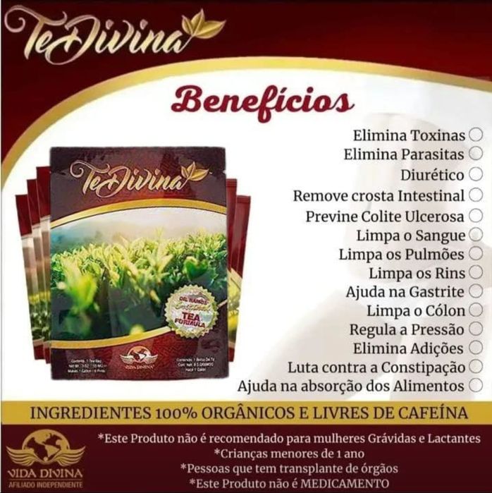 Chá Te Divina - pede já o teu