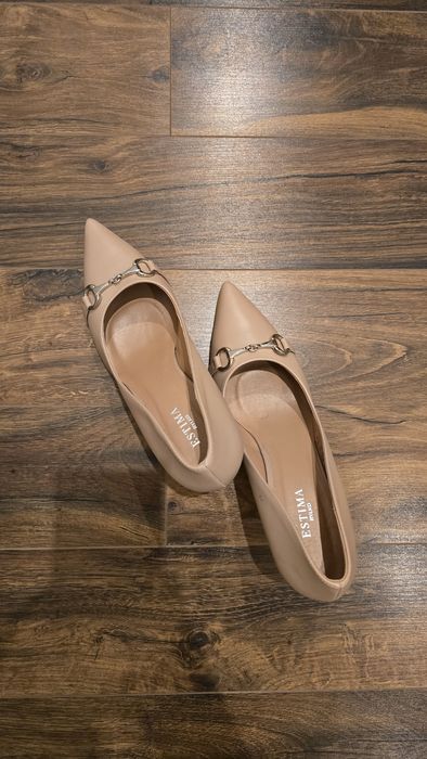 szpilki Ryłko estima 42 (27,5cm) skóra naturalna 
9S202_B2 Beżowy WC8