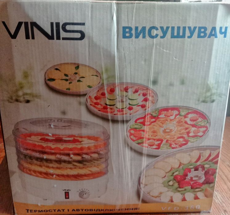 Висушувач Vinis овочі та інше