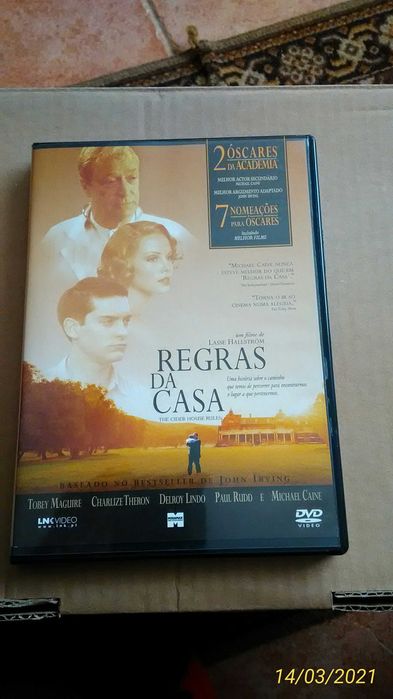 DVD As Regras da Casa Filme de Lasse Hallstrom Charlize Theron D Lindo
