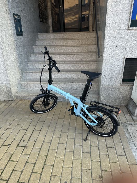 Bicicleta elétrica dobrável ADO AIR 20s 2026, Transmissão por Correia EBike, APP