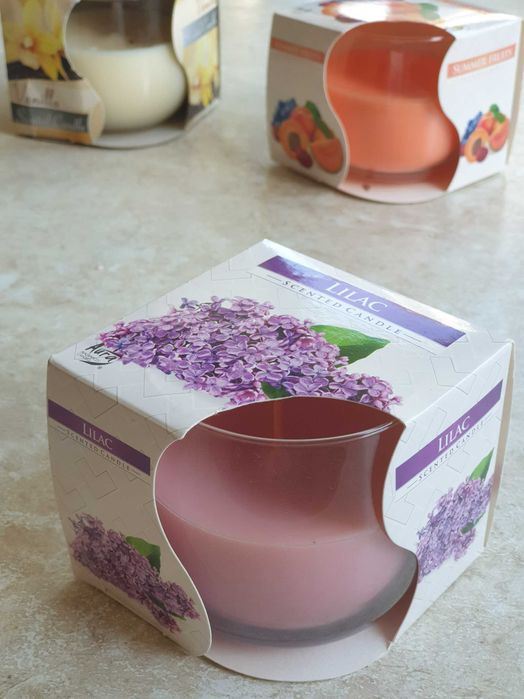 Свічки парафінові у склі