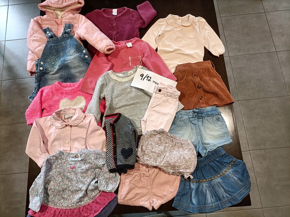 Roupa para bebé menina 9/12 meses