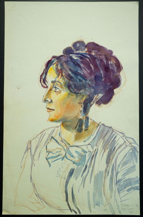 Conjunto de 6 pinturas originais E. Bryham Parsons