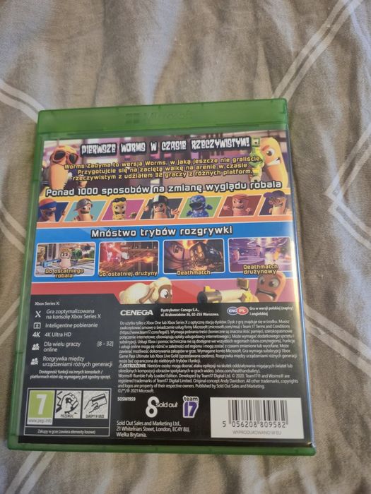 Worms ZADYMA na xbox one