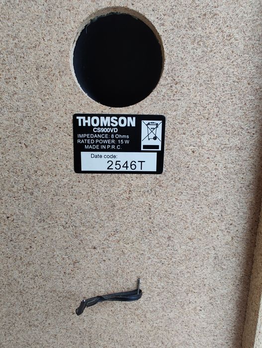 Wieża THOMSON CS900VD 2 x 15 W 8 ohm