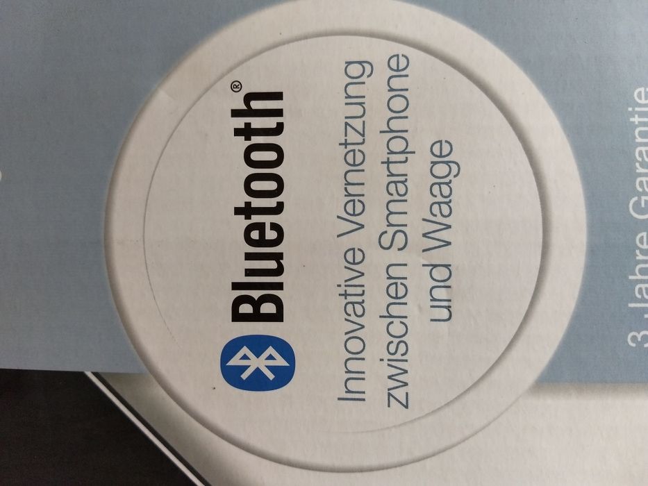 Waga Smart SBF70 Sanitas. Bluetoothhh Czarna Szklo