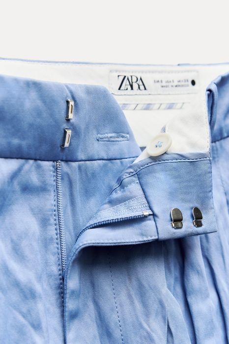Брюки Zara голубі