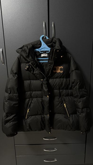 Куртка дуже тепла(качиний пух) CELINE зручна ТРЕНДОВА