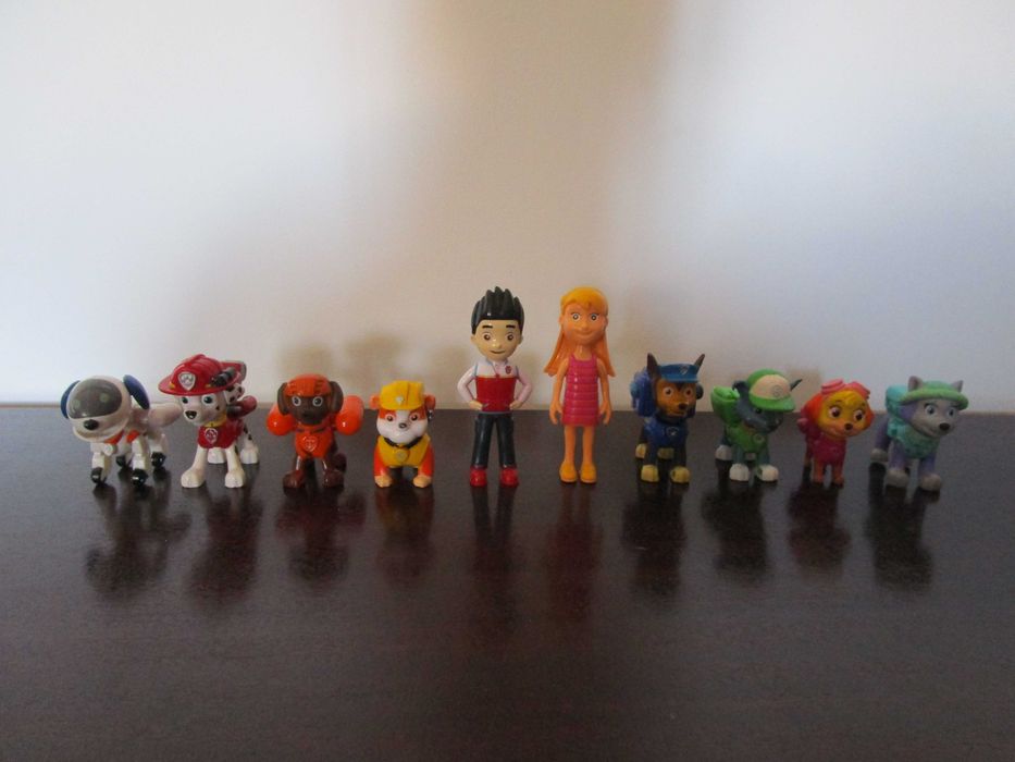 Conjunto de 6/7/9/10 Figuras Articuladas da Patrulha Pata / PAW Patrol