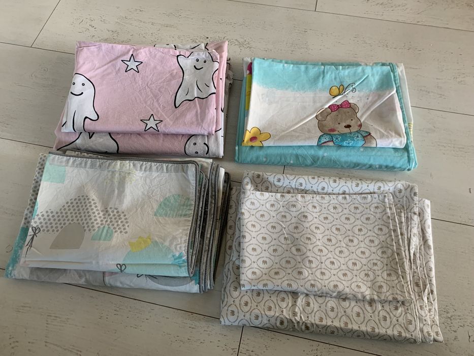 Zestaw poszewek do łóżeczka / pościel niemowlęca