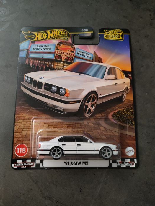 '91 BMW M5 E34 Motorsport Boulevard Hot Wheels Premium m-power