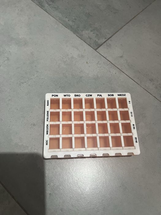 Pudelko na tabletki