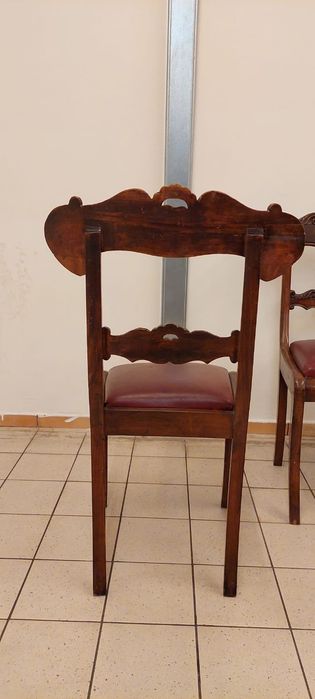 Piękne 6 krzeseł w stylu Biedermeier