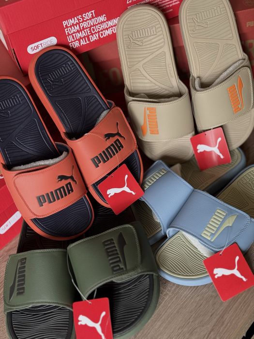Мужские шлепки Puma. Чоловічі шльопанці Puma