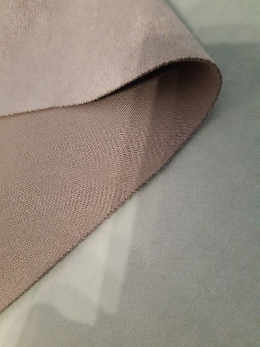 Włoska, szara welurowa  spodnica