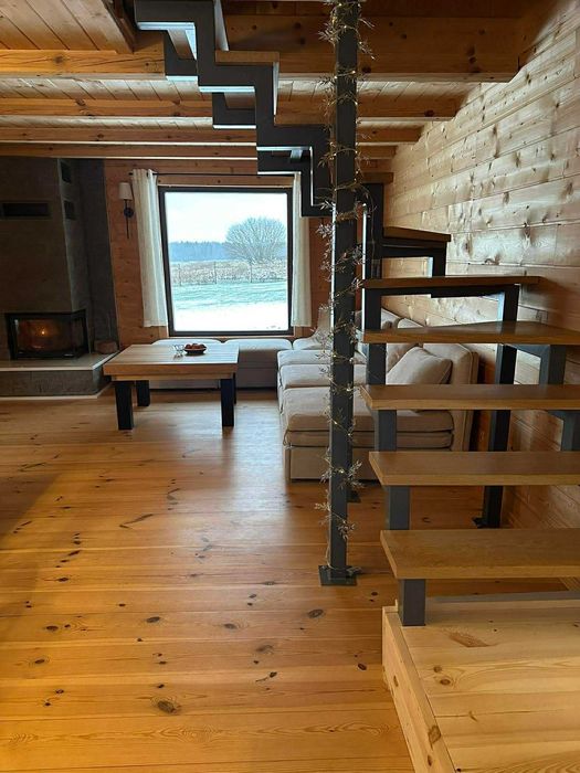 Brzozowa Polanka- Domek nr 2. Kominek. Jacuzzi. Sauna. 10 osób.