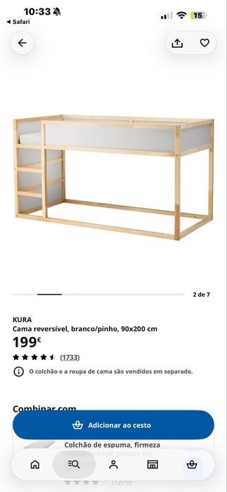 Cama crianca Kura
