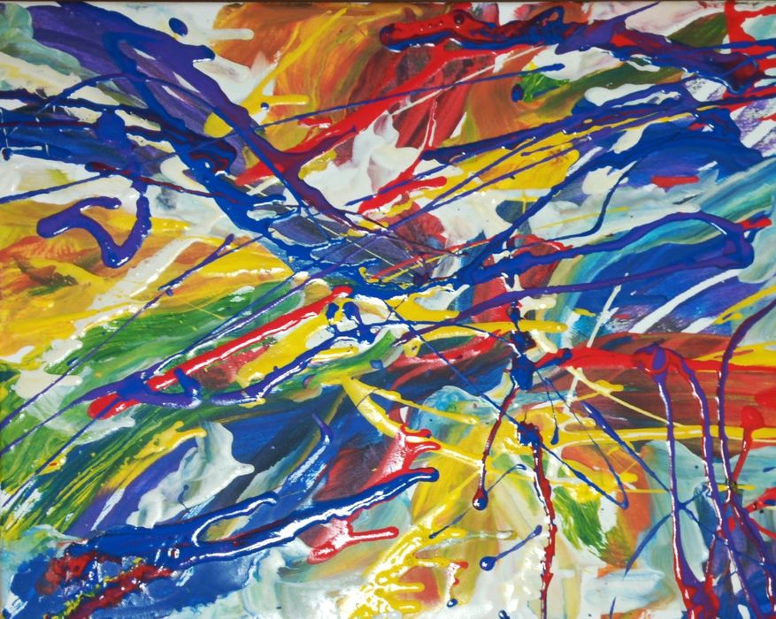 Obraz abstrakcja akryl