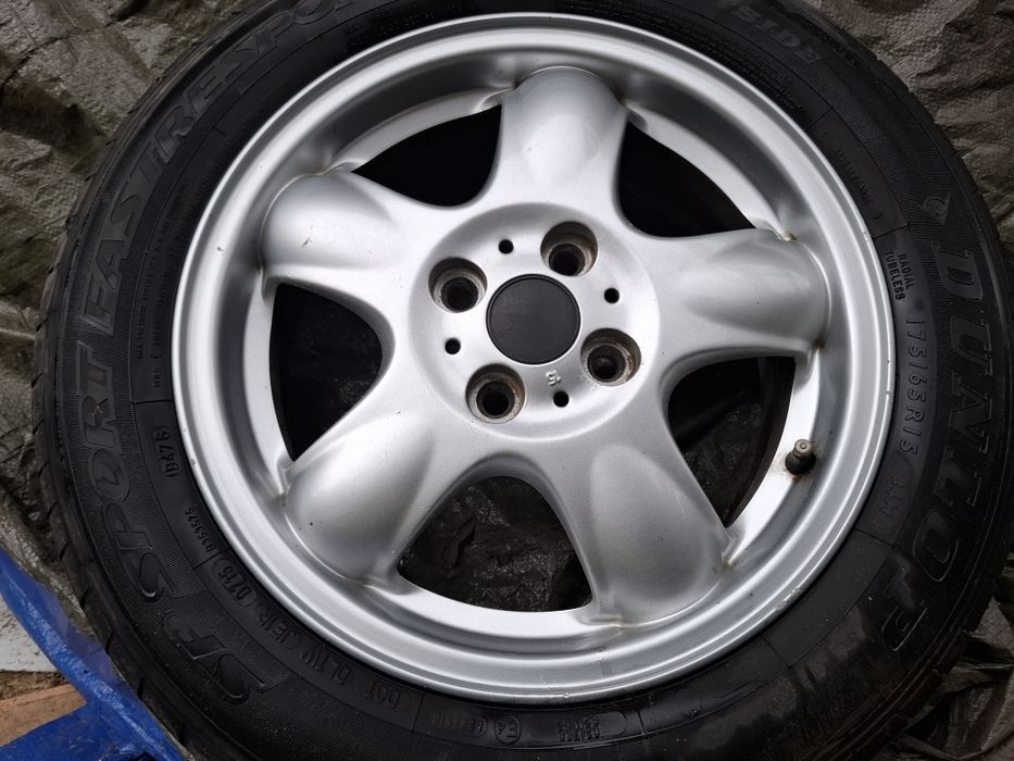 4 alufelgi 15" 4x100 toyota chevrolet honda mitsubichi space star II colt. Piasta 56.1 54.1