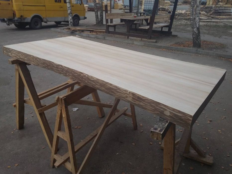 Столешницы, подоконники, ступеньки из сосны, ясеня, ольхи, дуба