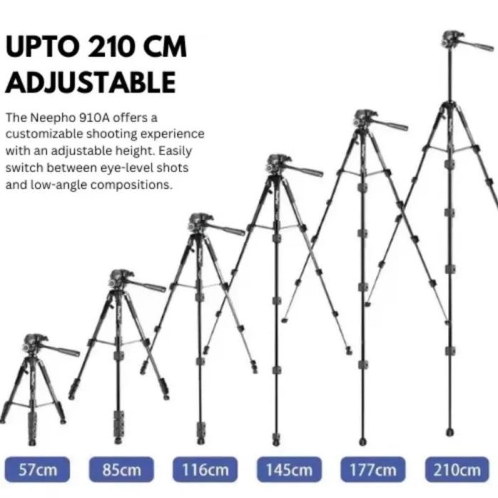 Штатив Tripod Stand Multifunctional Neepho NP-910A 2.10m