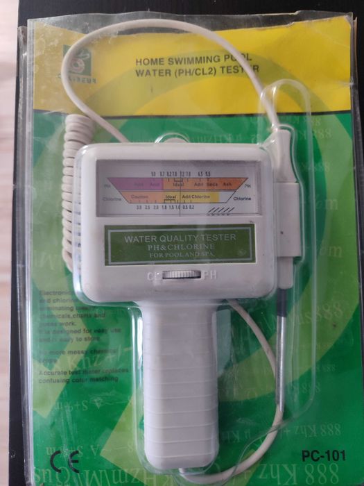Elektroniczny miernik jakości wody basenu pH Cl