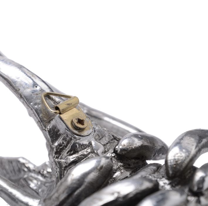 Peça decorativa - escaravelho prata