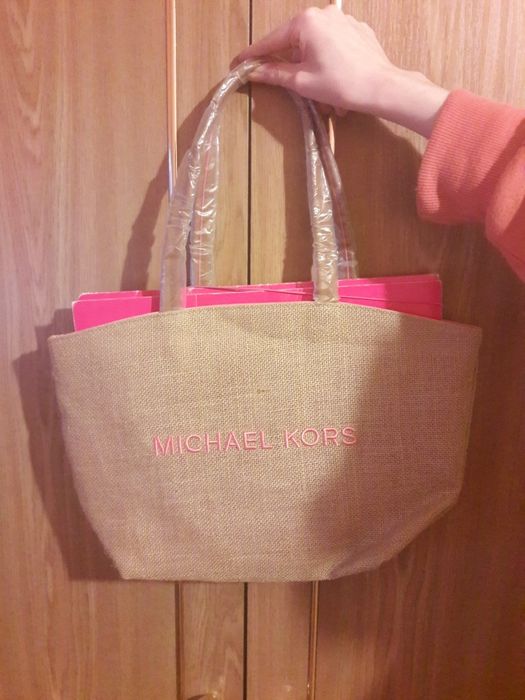 Nowa torebka jutowa Michael Kors