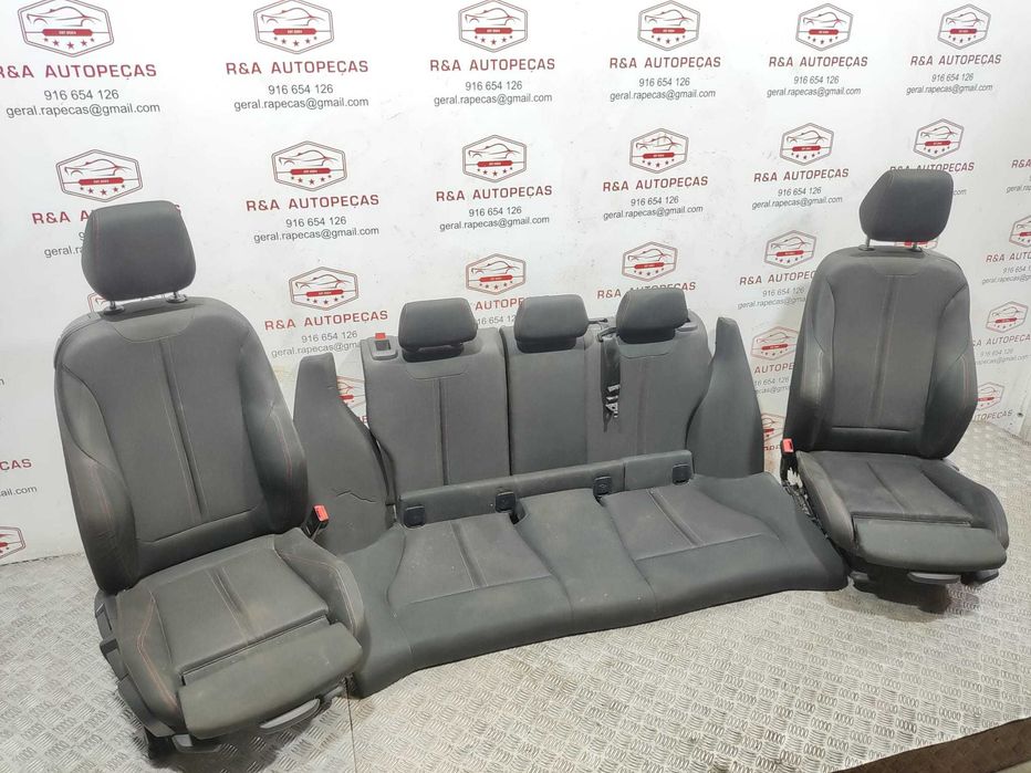 Conjunto Bancos Tecido BMW Série 1 F21 3 Portas Sport Line Pré LCI 2011 a 2015 Original