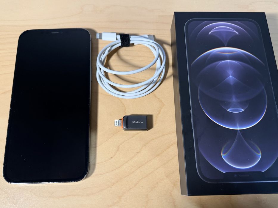 IPhone 12 Pro Max 256 GB, MEGA ZESTAW !! Szary, stan idealny