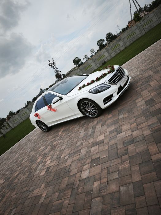 Auto do ślubu mercedes S klasa