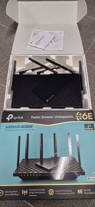 TPLINK AXE5400 Archer AXE75 Wifi 6E Tri-band 6 stream router