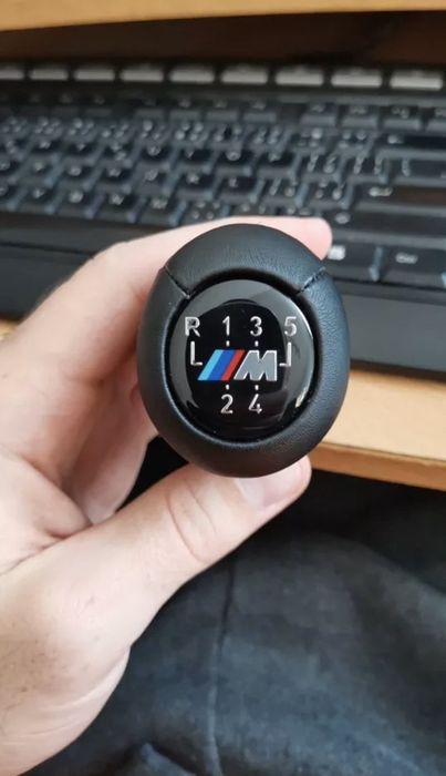 Ручка BMW Мкпп ///М м3м5 BMW Motorsport e28,30,31,32,34,36,46,53,60,90