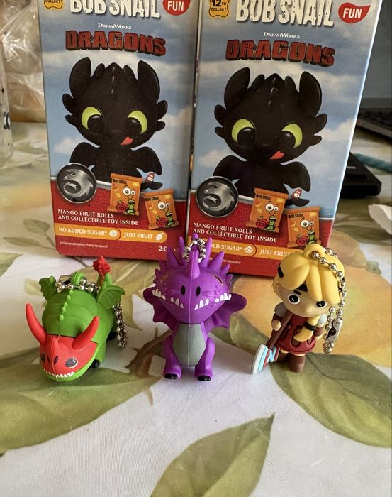Фігурки Bob snail Dragons (як приборкати Дракона)