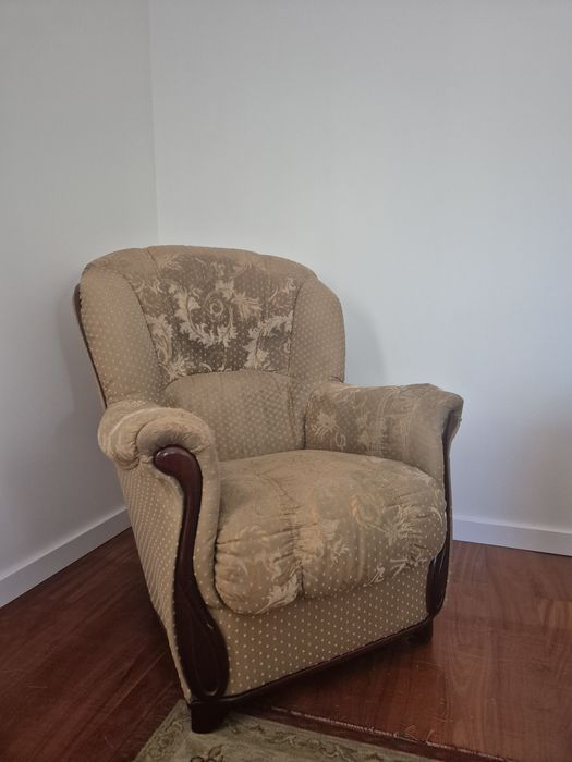 Dwa duże fotele retro