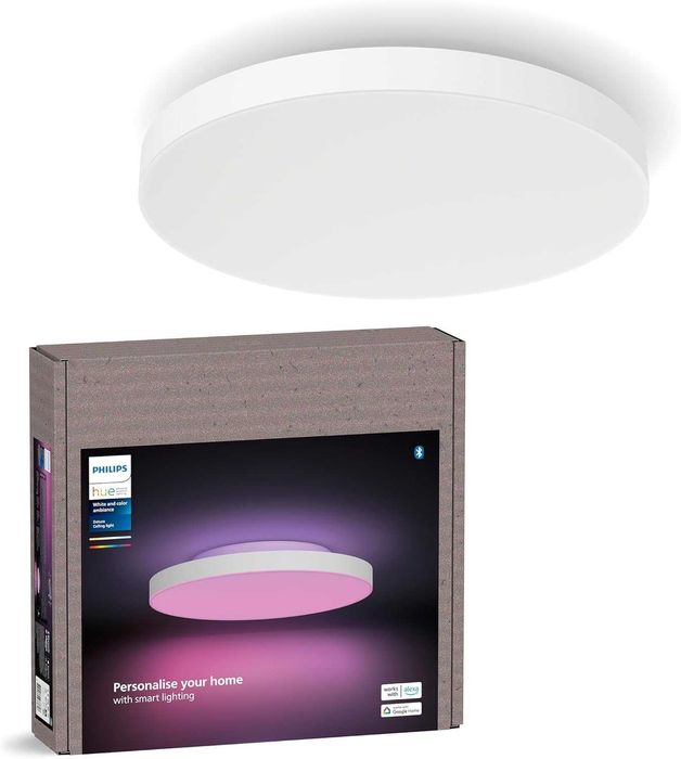 Philips Hue Datura inteligentna Lampa Panel sufitowa Plafon  38,4 cm