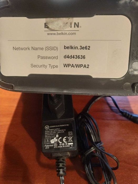 Роутер belkin 9v.