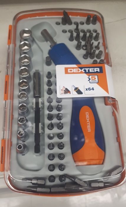 64 pontas chave Dexter (Conjunto)