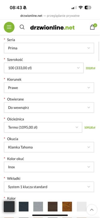 Sprzedam drzwi wikęd