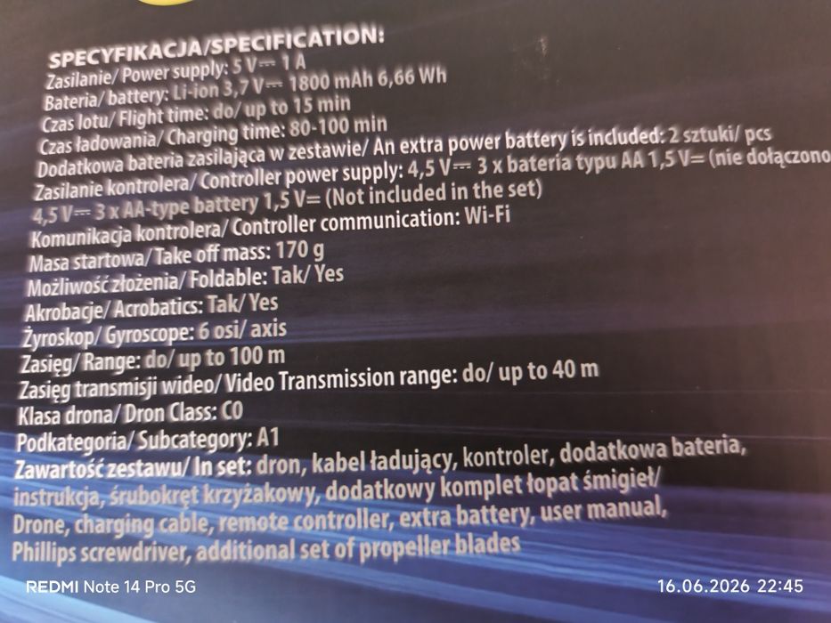 Dron z kamerą 4K