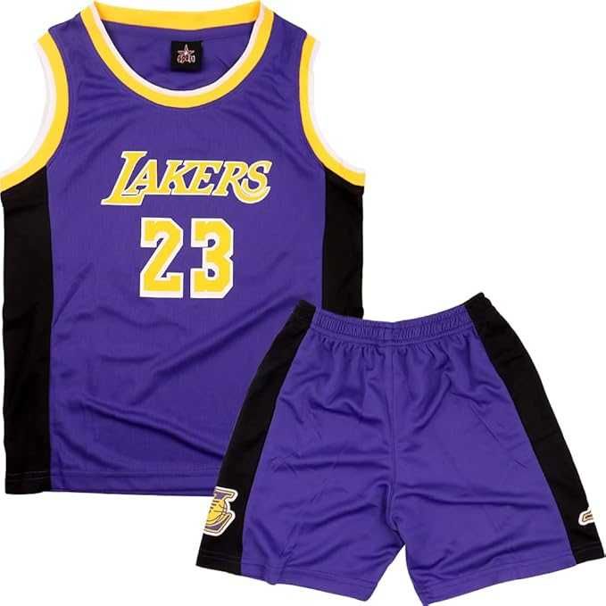 Koszulka Lakers i spodenki Strój Koszykarski Lebron r. 140