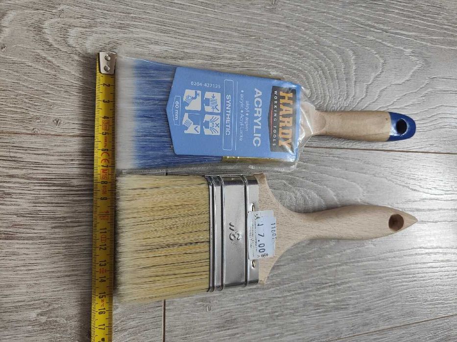 Zestaw pędzli do akrylu i angielski