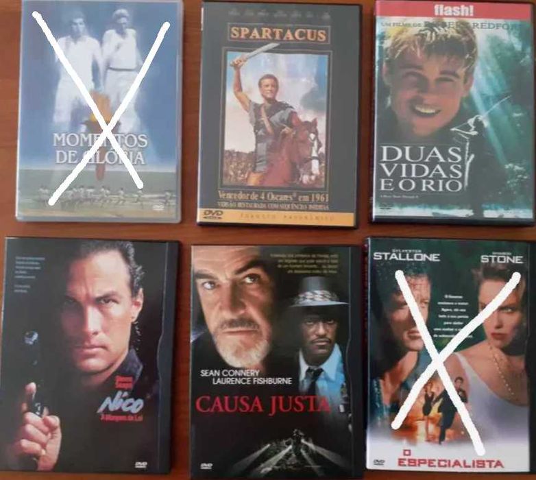 Filmes em DVD vários