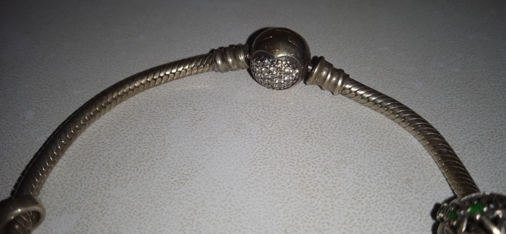 Срібний браслет у стилі Pandora