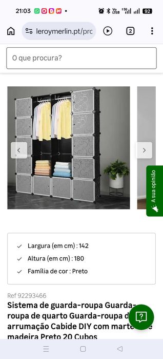 Roupeiro modular