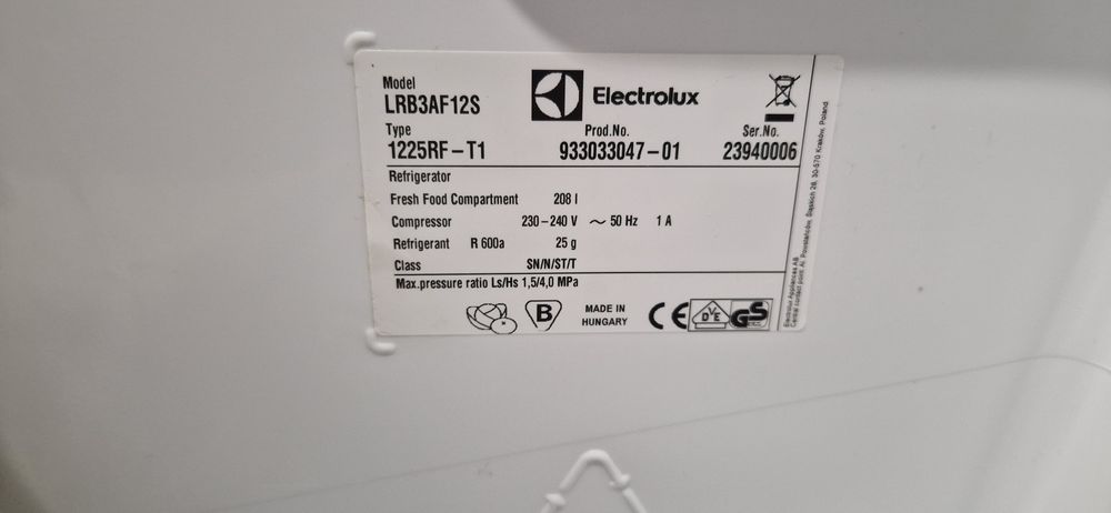 Chlodziarka Electrolux LRB3AF12S