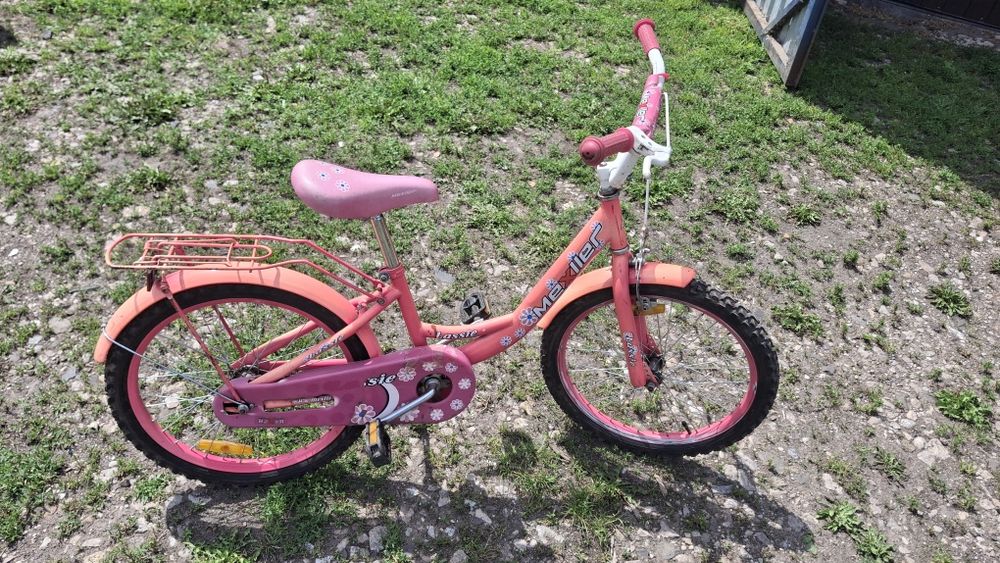 Różowy rower dziewczęcy Mexller Lassie 20" (5-8 lat)